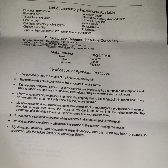 3 STONE RING,/2 Diamonds GIA Cert, & 1 ALEXANDRITE Gem in the middle of diamonds - Picture 9 of 9